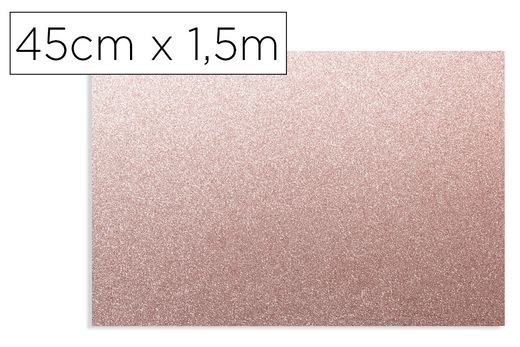 Rollo adhesivo d-c-fix rosa metal brillo ancho 45 cm largo 1,5 mt