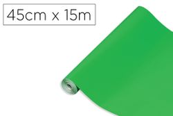 Rollo adhesivo d-c-fix verde ancho 45 cm largo 15 mt