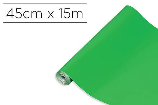 Rollo adhesivo d-c-fix verde ancho 45 cm largo 15 mt