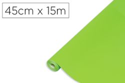 Rollo adhesivo d-c-fix verde manzana mate ancho 45 cm largo 15 mt