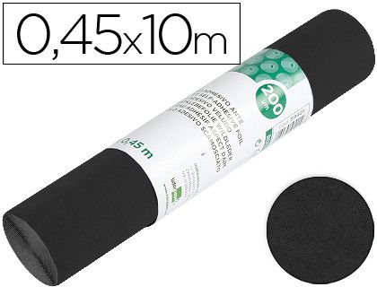 Rollo Adhesivo Liderpapel Especial Ante Negro Rollo de 0,45 X 10 Mt