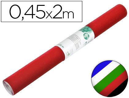 Rollo Adhesivo Liderpapel Unicolor Colores Surtidos Rollo de 0,45 X 2 Mt