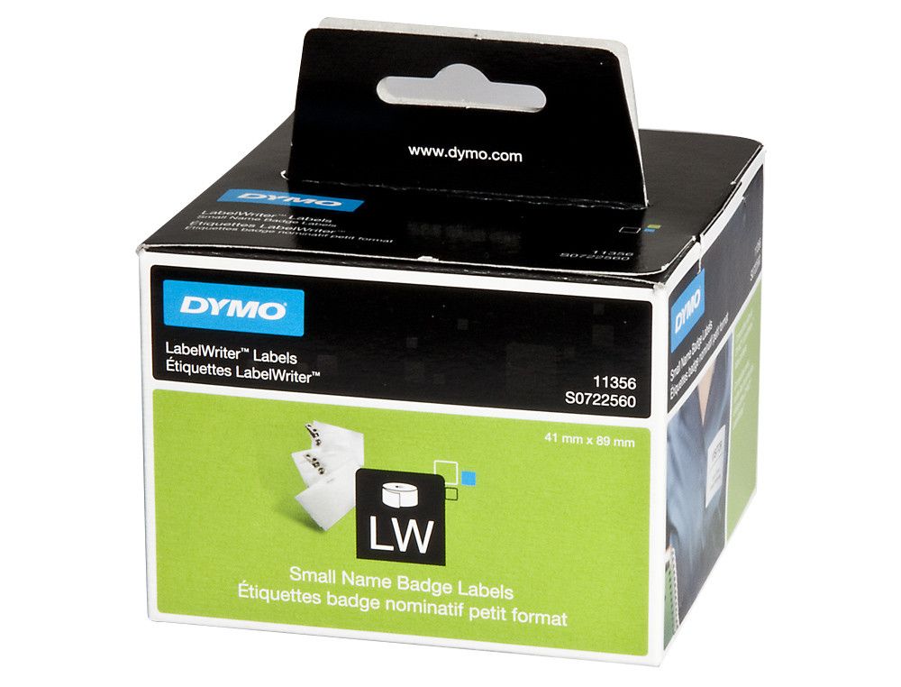 Rollo de etiquetas Dymo LabelWriter 89x41mm Blanco