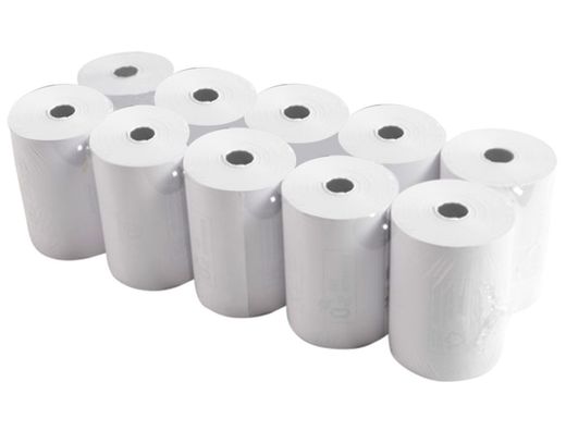 Rollo de papel térmico para sumadora 55 gr 57x48mm x 27 m