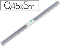 Rollo forralibros transparente sin adhesivo 0,45 x 5 m de 70 micras