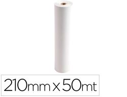 Rollo papel fax exacompta 210 mm x 50 mt