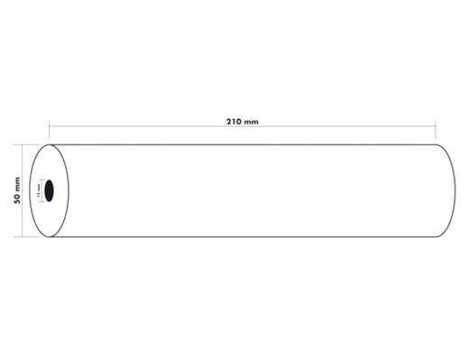 Rollo papel fax exacompta 210 mm x 50 mt