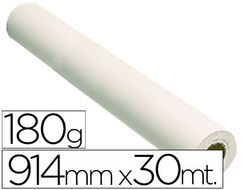 Rollo papel Plotter blanco mate 914x30 mts. 180 gr. Fabrisa Resolución: 2880 dpi
