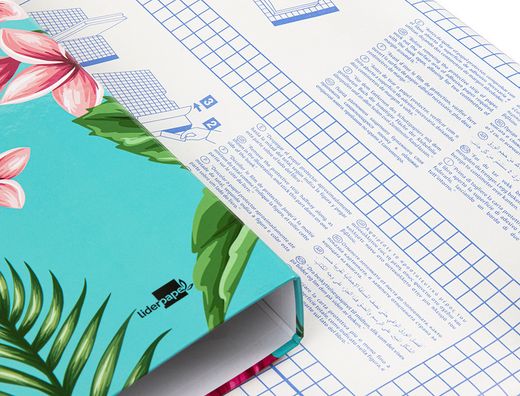 Rollo Plastico Adhesivo para Laminar Liderpapel 0.50X20 Mt80 Mc Removible