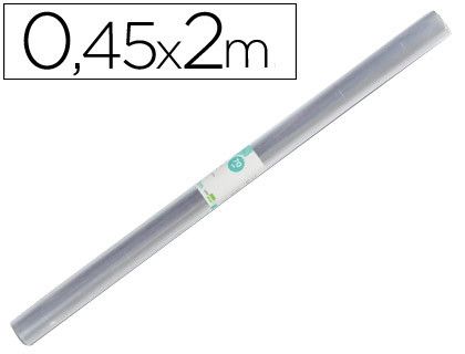 Rollo Plastico Forralibros 0,45X2 Mt Liderpapel
