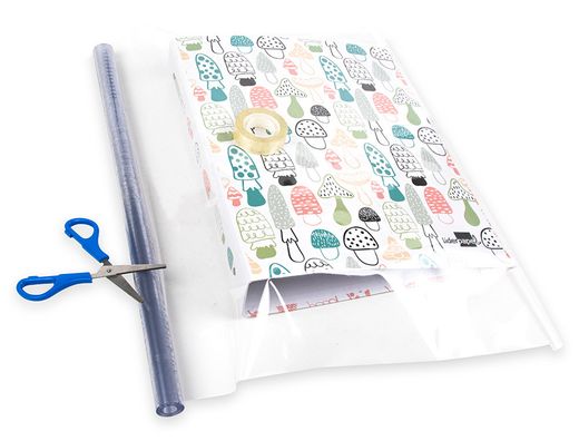 Rollo Plastico Forralibros 0,45X2 Mt Liderpapel