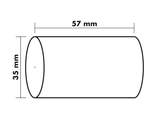 Rollo sumadora exacompta safe contact termico 57 mm x 35 mm 44 g/m2