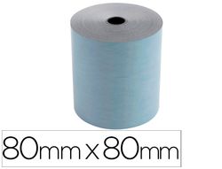 Rollo sumadora exacompta safe contact termico 80 mm x 80 mm 52 g/m2