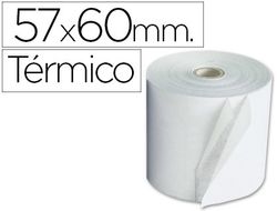 Rollo sumadora exacompta termico 57 mm x 60 mm 55 g/m2 sin bisfenol a
