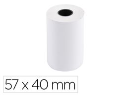 Rollo sumadora exacompta termico 57x40 mm 55 g/m2 sin bpa