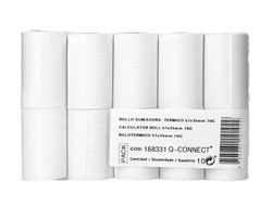 Rollo sumadora termico Greening 57 mm ancho x 35 mm diametro para tpv sin bisfenol a papel de 70 g/m2