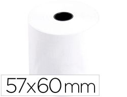 Rollo sumadora térmico Greening 57 mm ancho x 60 mm diámetro sin bisfenol a papel de 70 g/m2