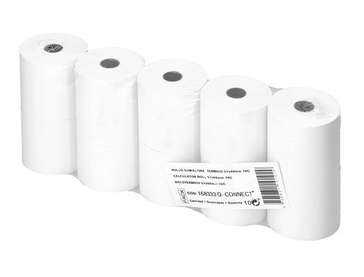 Rollo sumadora térmico Greening 57 mm ancho x 60 mm diámetro sin bisfenol a papel de 70 g/m2
