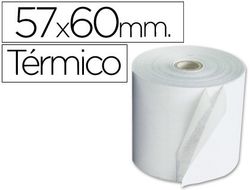 Rollo Sumadora Termico Q-Connect 57 mm Ancho X 60 mm Diametro
