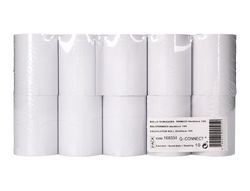 Rollo sumadora termico Greening 80 mm ancho x 60 mm diametro sin bisfenol a papel de 70 g/m2