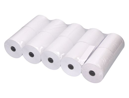 Rollo sumadora termico Greening 80 mm ancho x 60 mm diametro sin bisfenol a papel de 70 g/m2