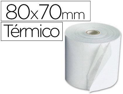 Rollo termico 80x68x11mm 58 grs