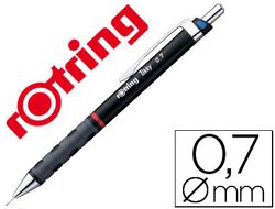ROTRING Portaminas Tikky Recargable Trazo 0.7 mm Negro Punta metálica Ref. 1904696