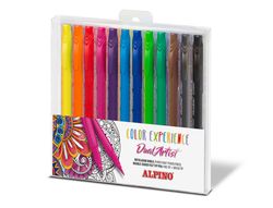 Rotulador alpino dual artist color experience estuche de 12 unidades colores surtidos