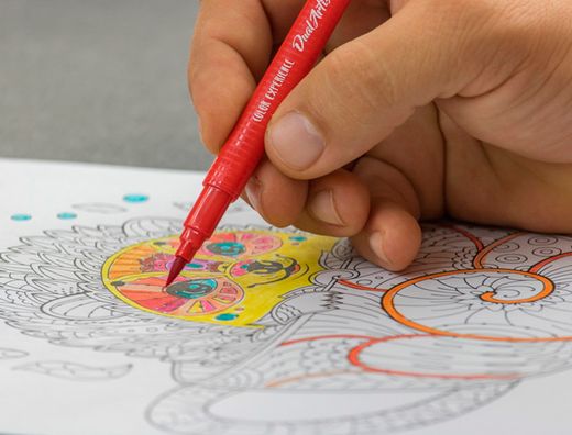 Rotulador alpino dual artist color experience estuche de 12 unidades colores surtidos