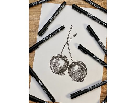 Rotulador artline calibrado micrometrico negro illustration pen ek-2805iln punta poliacetal 0,05mm