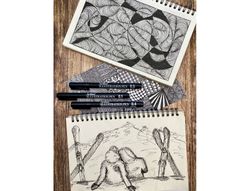 Rotulador artline calibrado micrometrico negro illustration pen ek-2805iln punta poliacetal 0,05mm