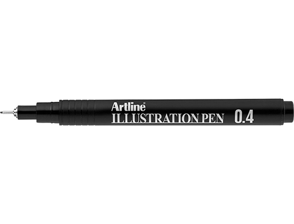 Rotulador artline calibrado micrometrico negro illustration pen ek-284iln punta poliacetal 0,4mm