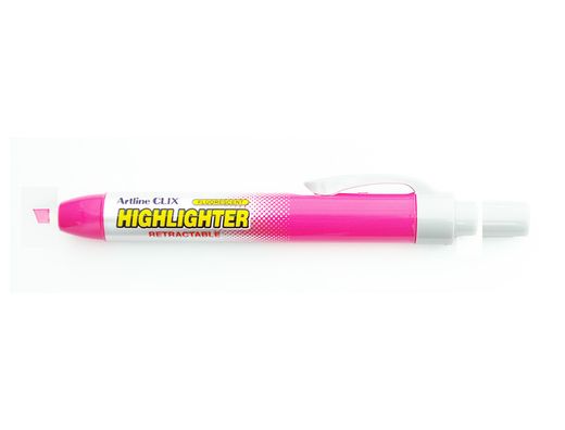 Rotulador Artline Clix Fluorescente Ek-63 Rosa Punta Biselada 4.00 Mm