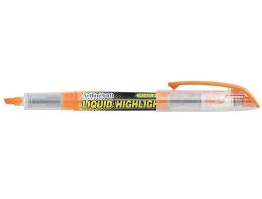 Rotulador Artline Fluorescente Ek-640 Naranja -Punta Biselada