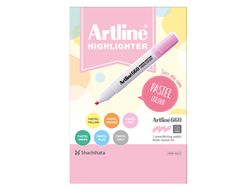 Rotulador artline fluorescente ek-660 colores pastel expositor de 36 unidades colores surtidos