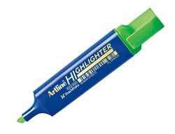 Rotulador artline fluorescente eks-600 verde punta biselada