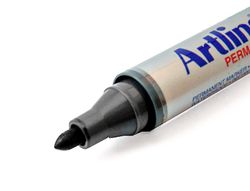 Rotulador Artline Marcador Permanente 107 Negro -Punta Redonda