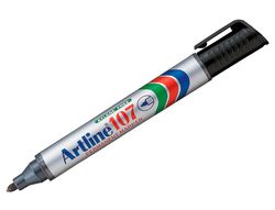 Rotulador Artline Marcador Permanente 107 Negro -Punta Redonda