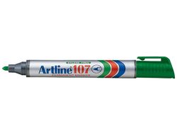 Rotulador Artline Marcador Permanente 107 Verde -Punta Redonda