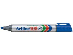 Rotulador Artline Marcador Permanente 109 Azul -Punta Biselada