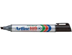Rotulador Artline Marcador Permanente 109 Negro -Punta Biselada