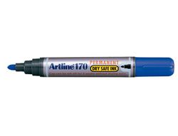 Rotulador Artline Marcador Permanente 170 Azul -Punta Redonda 2Mm -Antisecado