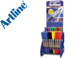 Rotulador Artline Marcador Permanente Ek-041T -Doble Punta 0.4 y 1.0 mm -Expositor de 72 Unidades Stda