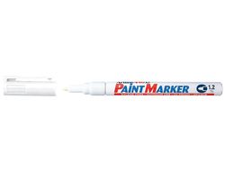 Rotulador Artline Marcador Permanente Ek-440 Xf Blanco -Punta Redonda 1.2 mm -Metal Caucho y Plastico