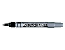 Rotulador Artline Marcador Permanente Tinta Metalica Ek-900 Plata -Punta Redonda 2.3 Mm