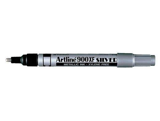 Rotulador Artline Marcador Permanente Tinta Metalica Ek-900 Plata -Punta Redonda 2.3 Mm