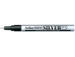 Rotulador Artline Marcador Permanente Tinta Metalica Ek-999 Plata -Punta Redonda 0.8 Mm