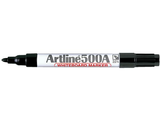 Rotulador Artline Pizarra Ek-500 Negro Punta Redonda 2 mm Recargable