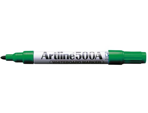 Rotulador Artline Pizarra Ek-500 Verde Punta Redonda 2 mm Recargable