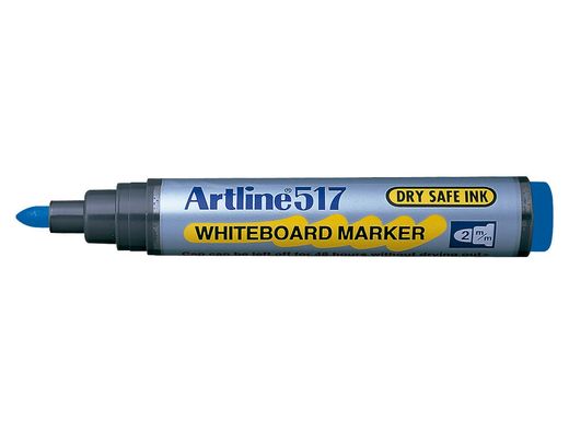 Rotulador Artline Pizarra Ek-517 Azul -Punta Redonda 2 mm -Tinta de Bajo Olor